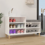 Vidaxl Cabinet da scarpe 102x36x60 cm Bianco in legno