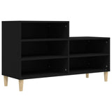 Armoire à chaussures Vidaxl 102x36x60 cm Bois de bois de propriété