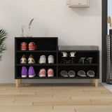 Armoire à chaussures Vidaxl 102x36x60 cm Bois de bois de propriété
