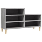 Armoire à chaussures Vidaxl 102x36x60 cm en bois de bois de sonoma gris