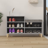 Armoire à chaussures Vidaxl 102x36x60 cm en bois de bois de sonoma gris