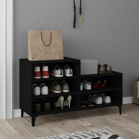 Armoire à chaussures Vidaxl 102x36x60 cm Bois de bois de propriété