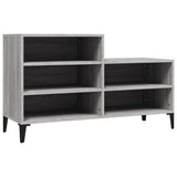 Armoire à chaussures Vidaxl 102x36x60 cm en bois de bois de sonoma gris