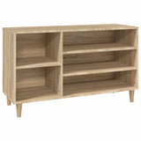 Vidaxl Schong Cabinet 102x36x60 cm Propertéiert Holz Sonoma Oakfaarf