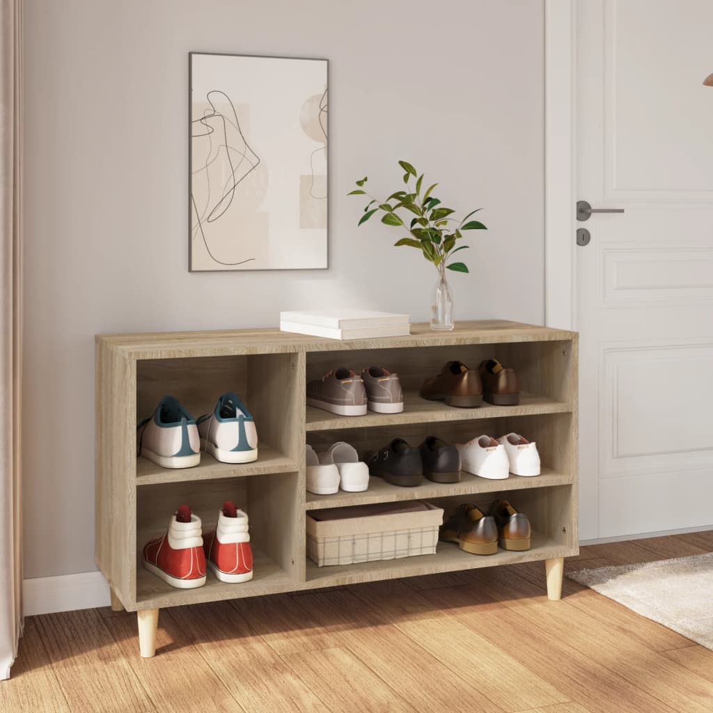 Vidaxl Shoe cabinet 102x36x60 cm Properted Wood Sonoma Oak colored