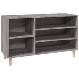 Armoire à chaussures Vidaxl 102x36x60 cm en bois de bois de sonoma gris