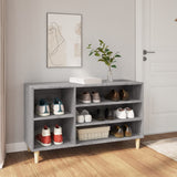 Armoire à chaussures Vidaxl 102x36x60 cm en bois de bois de sonoma gris
