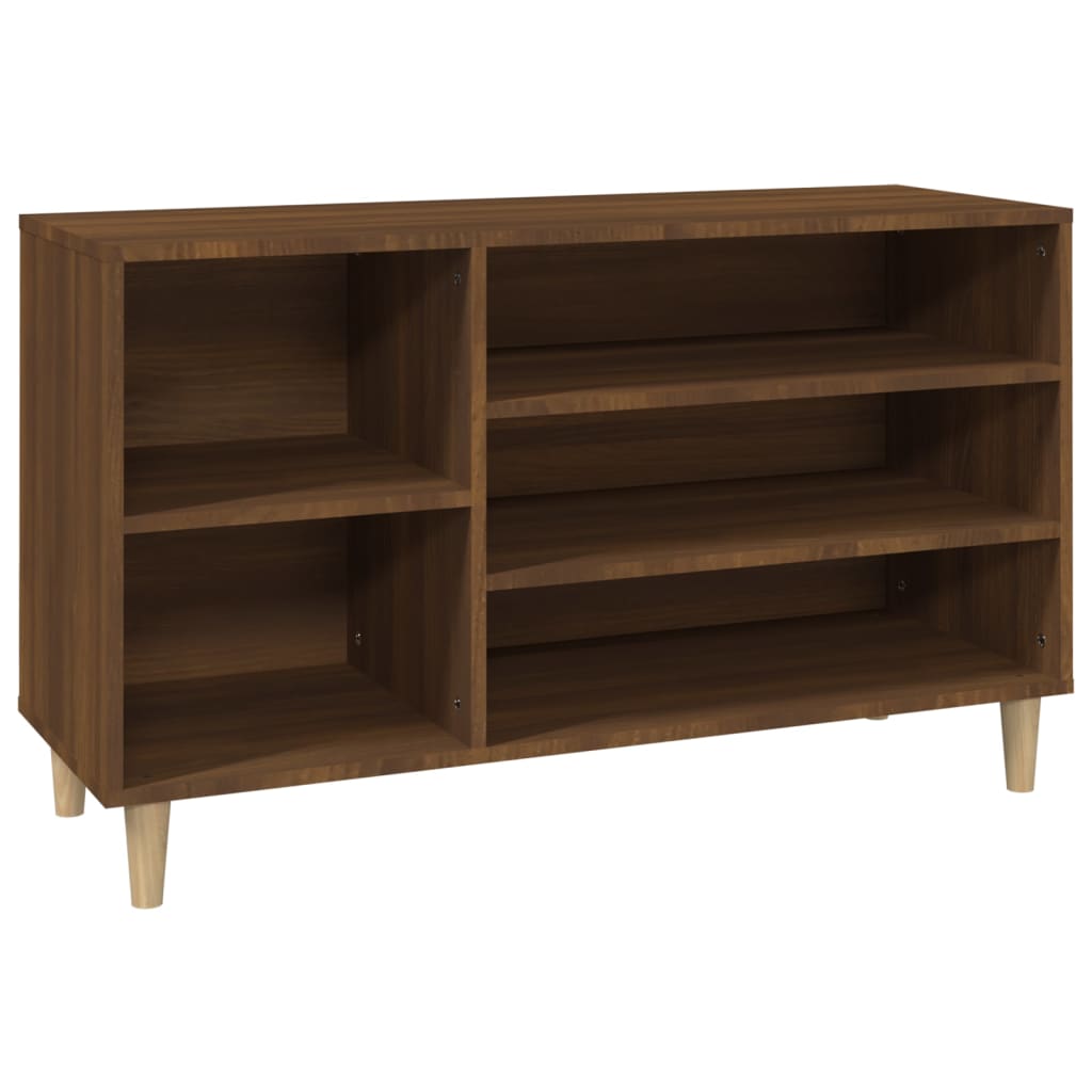 Vidaxx armoire à chaussures 102x36x60 cm bois fini couleur chêne marron