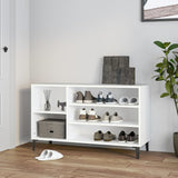 Vidaxl Cabinet da scarpe 102x36x60 cm Bianco in legno