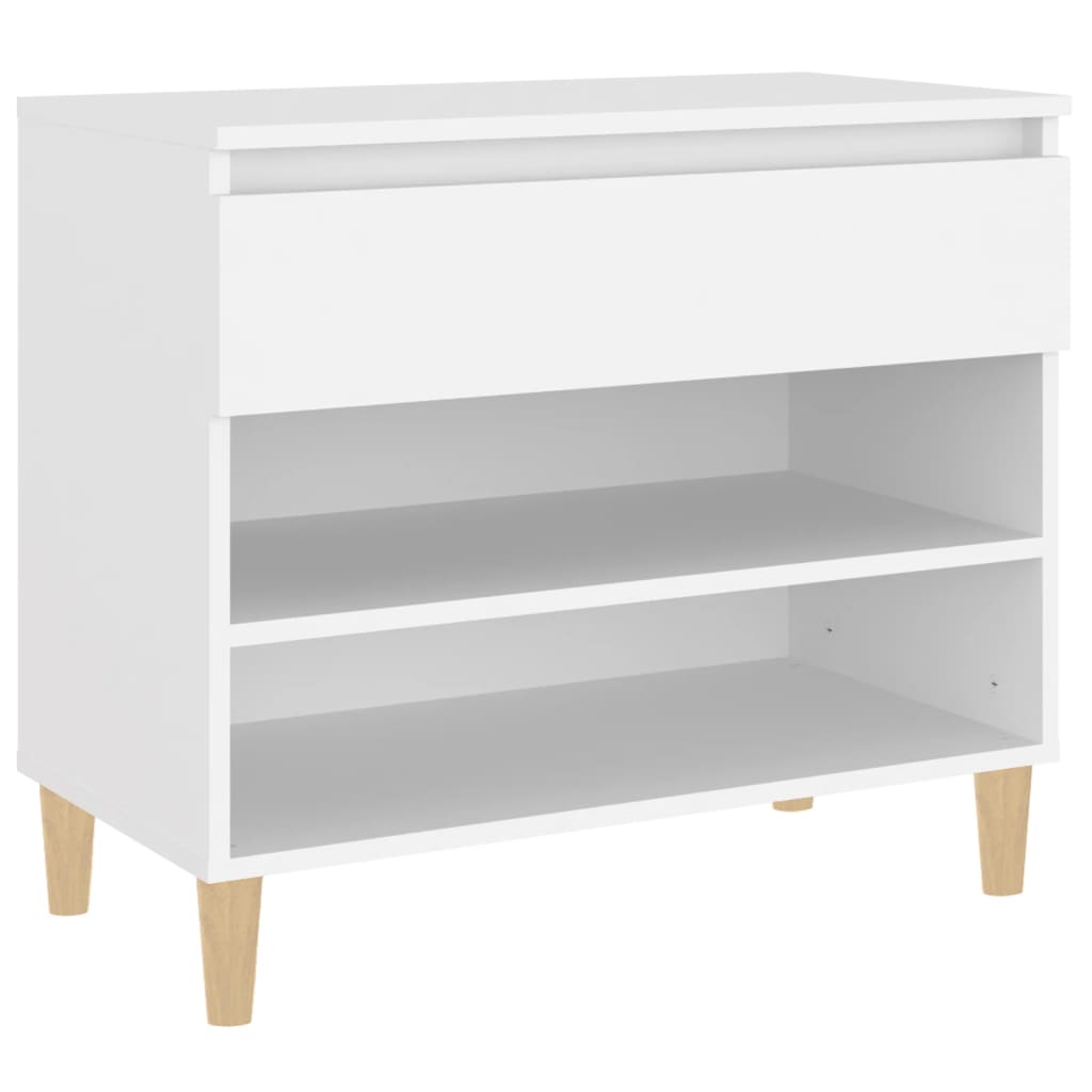 Armoire à chaussures Vidaxl 70x36x60 cm Bois de bois de propriété