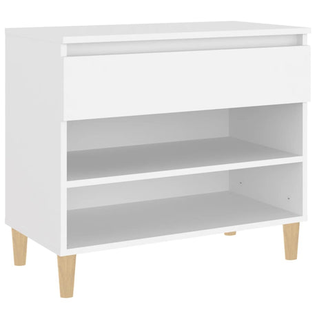 Armoire à chaussures Vidaxl 70x36x60 cm Bois de bois de propriété
