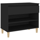 Armoire à chaussures Vidaxl 70x36x60 cm Bois de bois de propriété