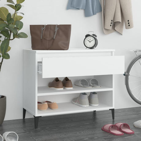Armoire à chaussures Vidaxl 70x36x60 cm Bois de bois de propriété
