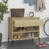 Vidaxl Shoe Cabinet 70x36x60 cm Property Wood Sonoma Oak Farvet