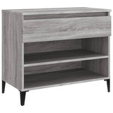 Vidaxl Cabinet da scarpe 70x36x60 cm Properpata Sonoma Grey