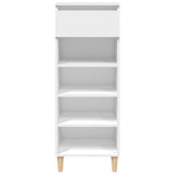 Armoire à chaussures Vidaxl 40x36x105 cm Bois de blanc transformé