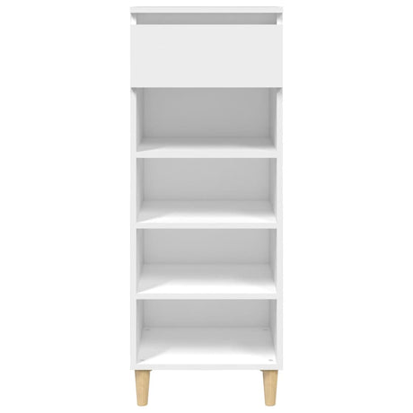 Armoire à chaussures Vidaxl 40x36x105 cm Bois de blanc transformé