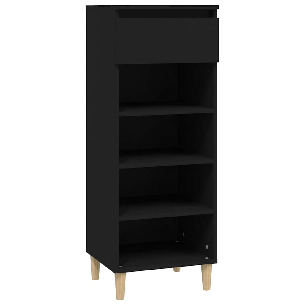 Armoire à chaussures Vidaxl 40x36x105 cm Bois de bois de propriété