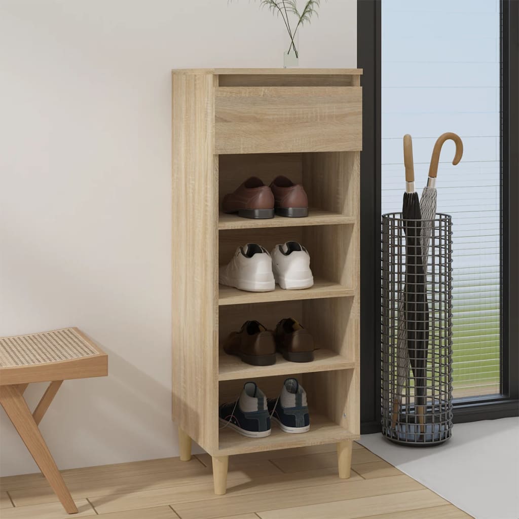 Vidaxl Shoe Cabinet 40x36x105 cm Vlastní dřevo Sonoma Oak Colored