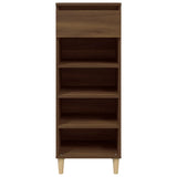 Armoire à chaussures Vidaxl 40x36x105 cm Couleur de chêne brun coupé