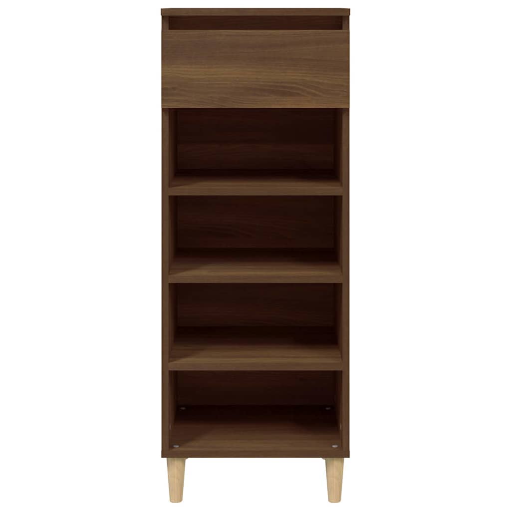 Armoire à chaussures Vidaxl 40x36x105 cm Couleur de chêne brun coupé