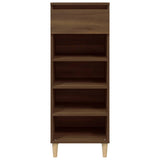 Armoire à chaussures Vidaxl 40x36x105 cm Couleur de chêne brun coupé