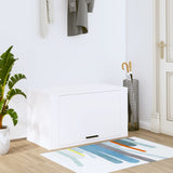 VidaXL wall shoe cabinet 70x35x38 cm processed wood white