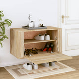 Vidaxl Wall Shoe Cabinet 70x35x38 cm Wood Wood Sonoma Oak