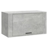 Vidaxl Wall Shoe Cabinet 70x35x38 cm Béton de béton en bois transformé