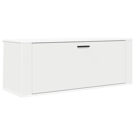 Armoire à chaussures murales vidaxl 100x35x38 cm en bois de bois propriété
