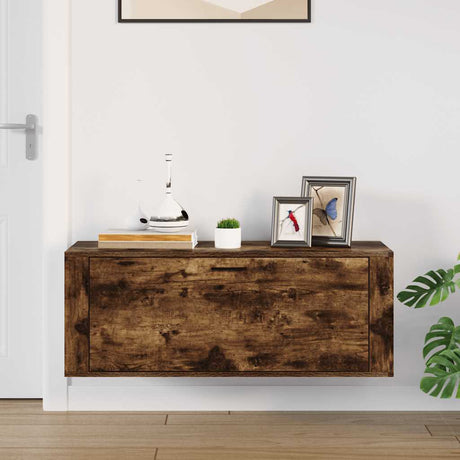 Mur de l'armoire à chaussures Vidaxl - Moule de chêne en bois transformé 100x35x38 cm