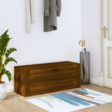 Mur de l'armoire à chaussures Vidaxl - Mouplé 100x35x38cm Browniken en bois transformé 100x35x38cm