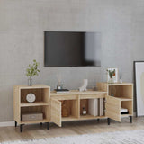 Vidaxl tv-meubel 160x35x55 cm bewerkt hout sonoma eikenkleurig