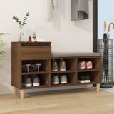 VidaXL shoe cabinet 102x36x60 cm Properted wood brown oak color