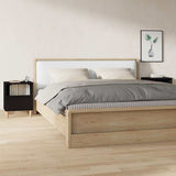 Vidaxl nachtkastjes 2 st 40x35x50 cm zwart