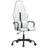 Vidaxl gamestoel kunstleer wit en zwart