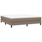 Vidaxl boxspring bed stof taupe 180x200 cm