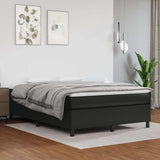 Vidaxl boxspring bed kunstleer zwart 140x200 cm