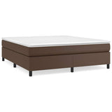 Vidaxl boxspring bed kunstleer bruin 180x200 cm