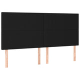 Vidaxl hoofdbord zwart 160x5x118 128 cm stof