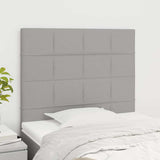 Vidaxl hoofdbord lichtgrijs 80x5x118 128 cm stof