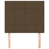 Vidaxl hoofdbord donkerbruin 90x5x118 128 cm stof