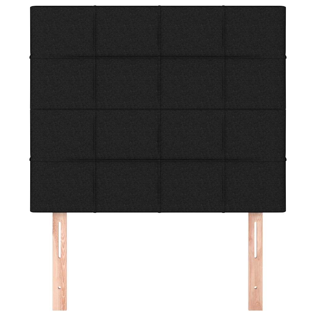 Vidaxl hoofdbord zwart 100x5x118 128 cm stof
