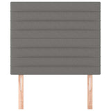 Vidaxl hoofdbord donkergrijs 80x5x118 128 cm stof