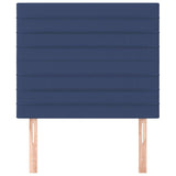 Vidaxl hoofdbord blauw 80x5x118 128 cm stof