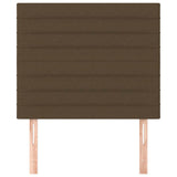 Vidaxl hoofdbord donkerbruin 100x5x118 128 cm stof