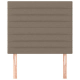 Vidaxl hoofdbord taupe 100x5x118 128 cm stof