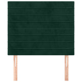 Vidaxl hoofdbord donkergroen 90x5x118 128 cm fluweel
