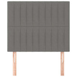 Vidaxl hoofdbord donkergrijs 90x5x118 128 cm stof