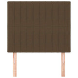 Vidaxl hoofdbord donkerbruin 100x5x118 128 cm stof